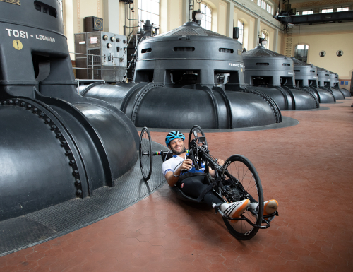 Nella sala delle pompe di Saiarino 