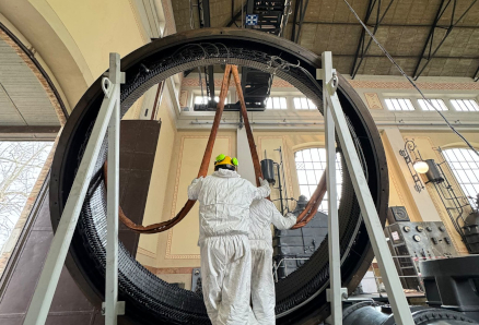 Smontaggio pompe impianto idrovoro Saiarino