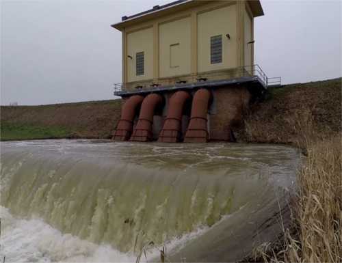 Emergenza meteo: l'attività della Bonifica Renana