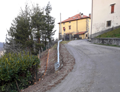 Monghidoro: completata sistemazione idrogeologica in via Fradusto