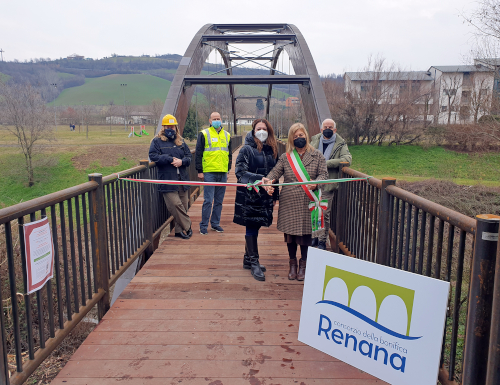 Inaugurata la passerella di Via dell'Artigiano a Pianoro