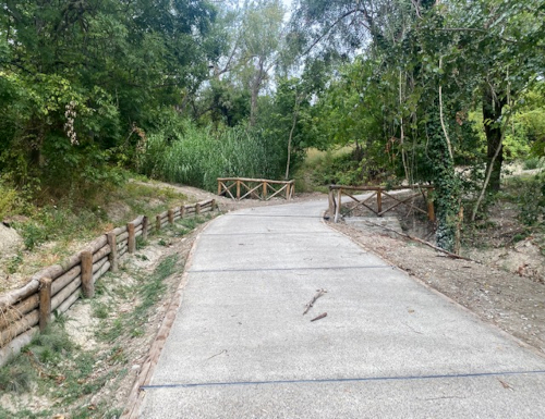 Parco della Chiusa: riqualificato il percorso molto frequentato di via Panoramica