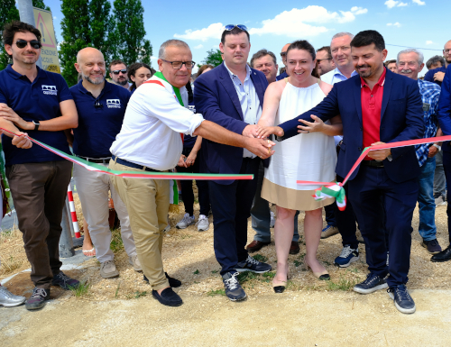 Inaugurato un nuovo invaso irriguo a Castel S.Pietro Terme